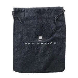 RARE - PAT AREIAS Black Dust bag Drawstring Top - Great for Belts & Accessories